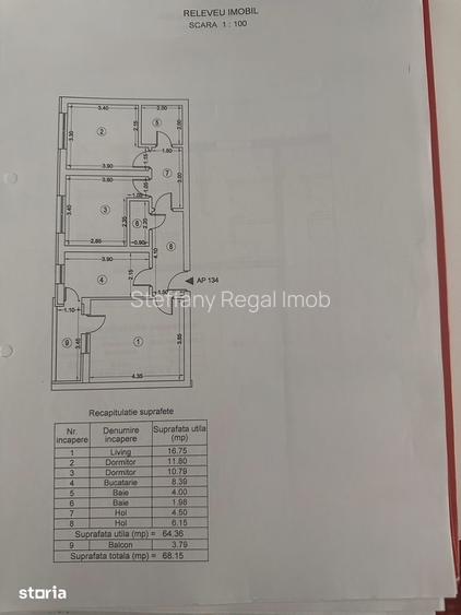 Apartament 3 camere de vânzare Exigent Plaza - faza 1 - 13