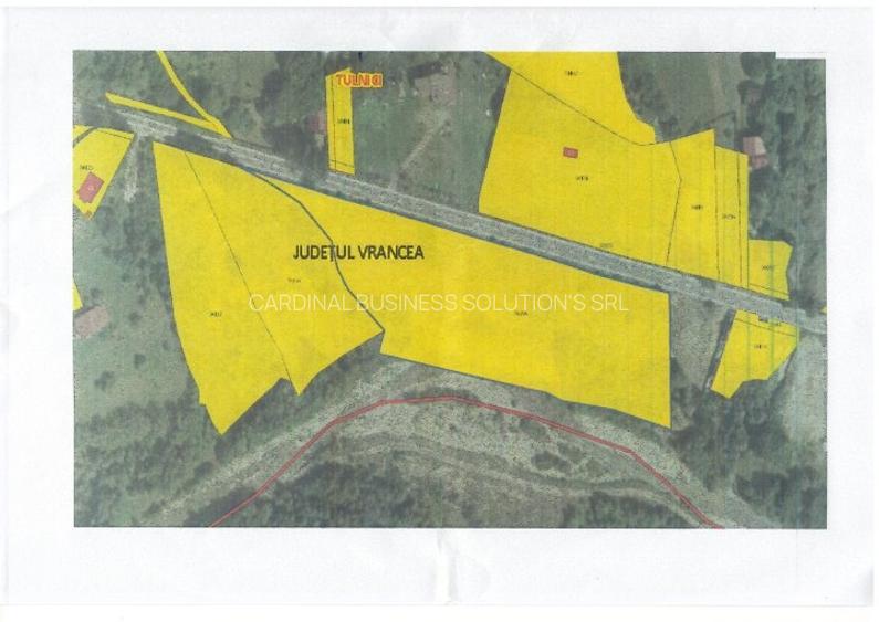 Tulnici -Lepșa - Vrancea, stradal- 13665 mp/d=211 m - 2