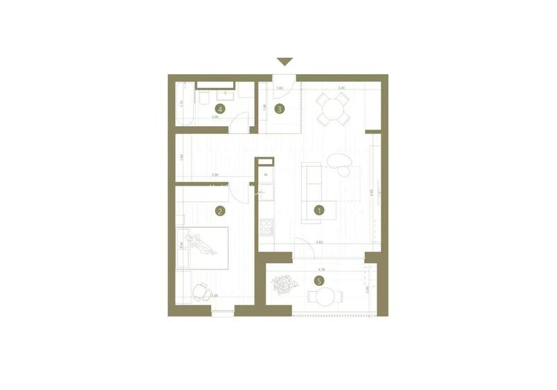 De vanzare partament 2 camere Via Universitate Arad – Preț Presale - 4