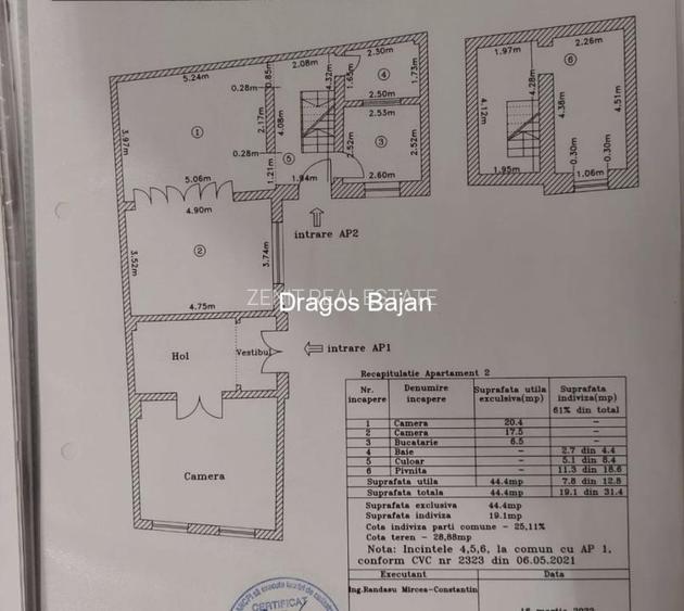 Apartament in vila // Cantemir // Camere inalte - 2