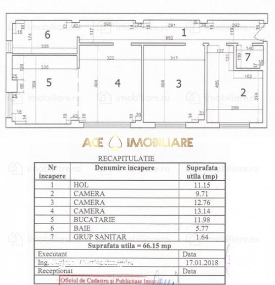 3 Camere de vanzare | Domenii | Metrou  1 Mai | Centrala Proprie - 8