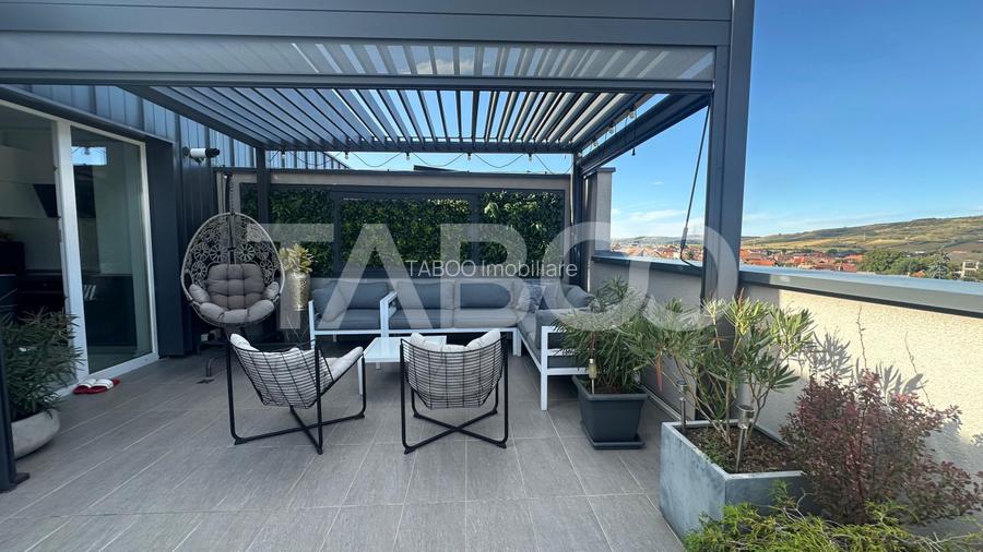 Penthouse de lux loc parcare inclus 3 camere 2 bai zona Lupeni Sibiu - 16