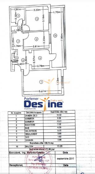 PACURARI, Apartament 3 camere decomandat , SMART - 13