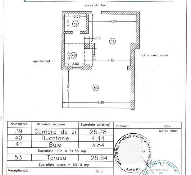 Ideal investitie !   STUDIO CU TERASA SPECTACULOASA  - MAMAIA MORD- zona  ALEZZI - 26