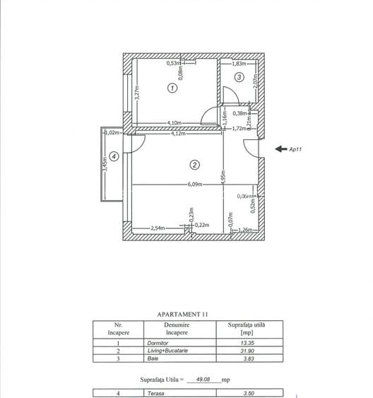 Apartament 2 camere-bloc NOU-complet mobilat si utilat - 18