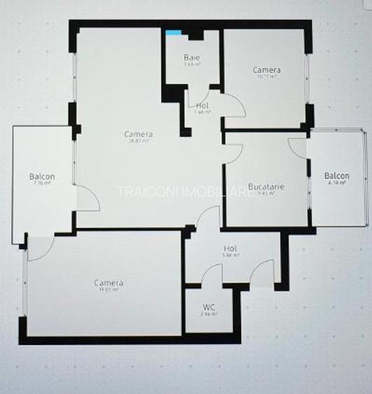 Apartament Ultracentral, Piata Unirii, Centru, 3 camere - 17