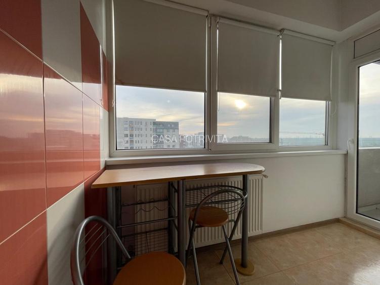 Tomis Nord - bloc 2015,  apartament 2 camere, mobilat si utilat, centrala gaz - 11