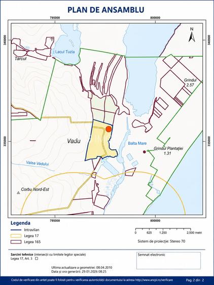 Teren intravilan Vadu Corbu 1000 mp  Str. Lagunei  aproape de plajă  investiție - 5