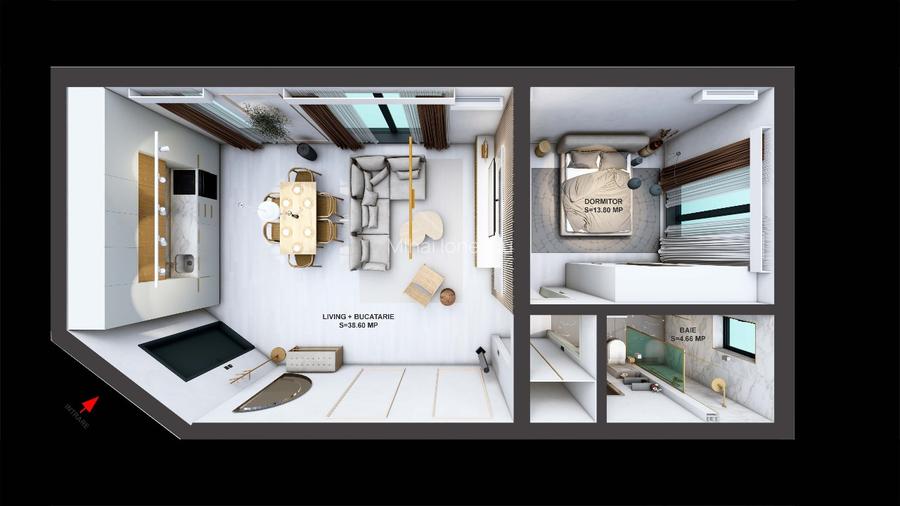 Apartament 2 camere de vânzare – Ploiești, Str. Mihai Bravu nr. 69-71 - 6