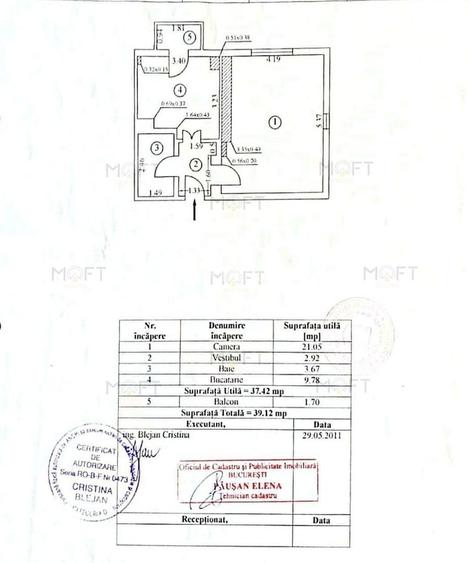 Garsonieră 38 mp | Mircea Vodă | Renovată 2026 - 9