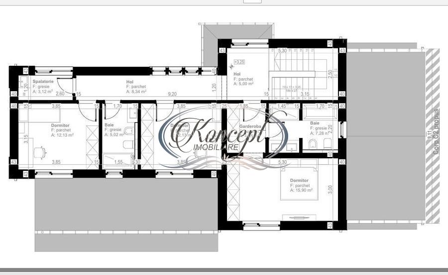 Teren cu proiect autorizat pentru duplex, Valea Capriorii - 4