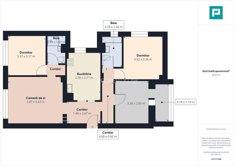 Apartament panoramic cu 4 camere zona 300 - 8