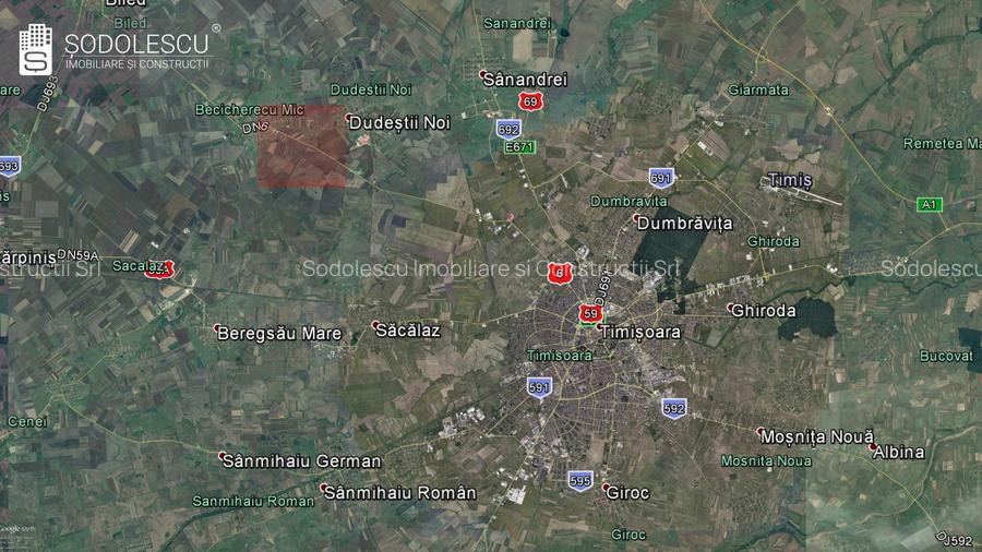 TERENURI INDUSTRIALE/COMERCIALE BECICHERECU MIC - TIMISOARA - 6