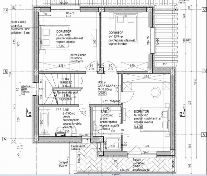 Casa 4 camere 130mp | 0 comision | Balotesti Saftica | 700mp teren | panouri - 7