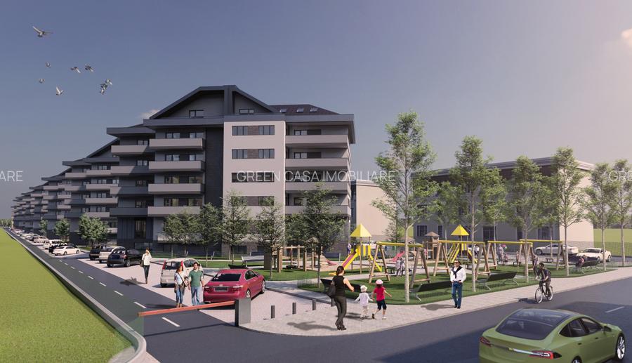 Apartament 3 camere, 67,85mp utili, terasa 12,24mp, zona Eroilor, Floresti - 2