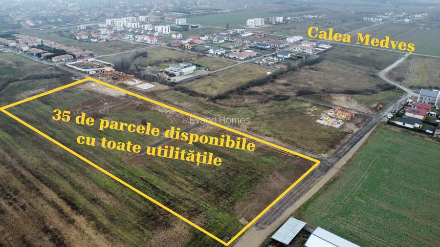 Comision 0% Parcele teren cu toate utilitatile si asfalt - Mosnita  - 2