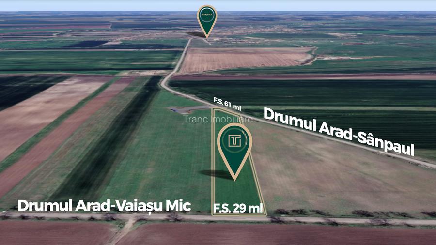 Teren strategic de 10.110 mp, lângă viitorul nod al Drumului Expres Arad-Oradea - 3