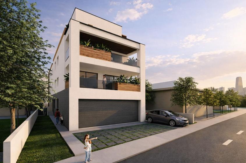 3 camere, CURTE 67 mp si 2 PARCARI proprii, 75 MP, FINISAT MODERN,  COMISION 0% - 5
