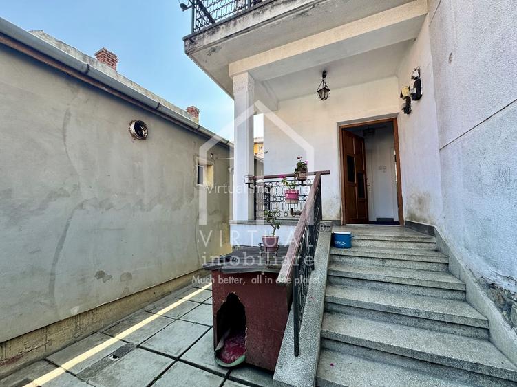 Casa singur in curte, 4 camere, 106mp utili + balcon, spatiu comercial - 25