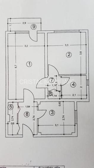 Vanzare Apartament 2 camere ,Zona 13 septembrie, sector 5 - 20