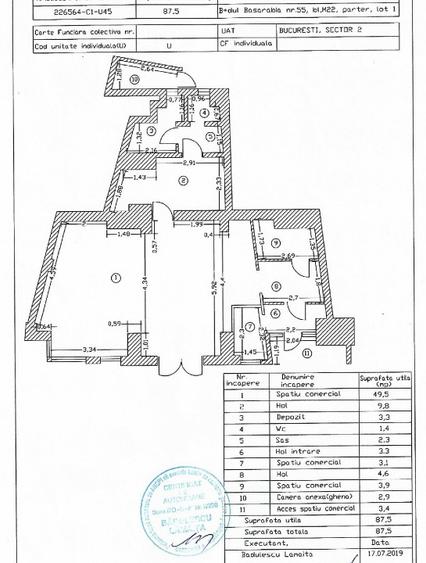 SPATIU COMERCIAL, BD. BASARABIA -BD. CHISINAU - 4