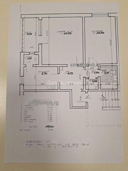 Metrou Dristor 2 Camere Decomandat 53mp - Etaj Intermediar - 1
