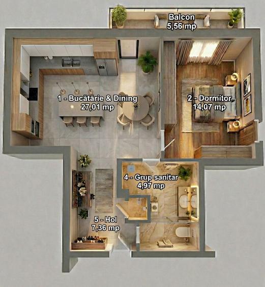 De vanzare apartament dublu, confort dublu. Bdul. Unirii - Bacau