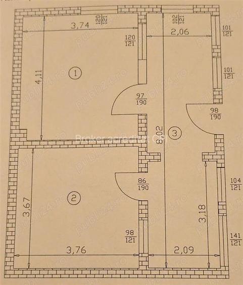 Casa de vanzare Buturugeni,25 km de Bucuresti,teren 1966 mp - 7