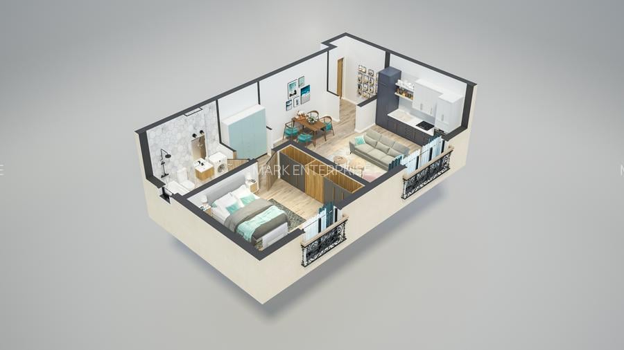 Apartament 2 camere imobil nou in Timisoara - 1