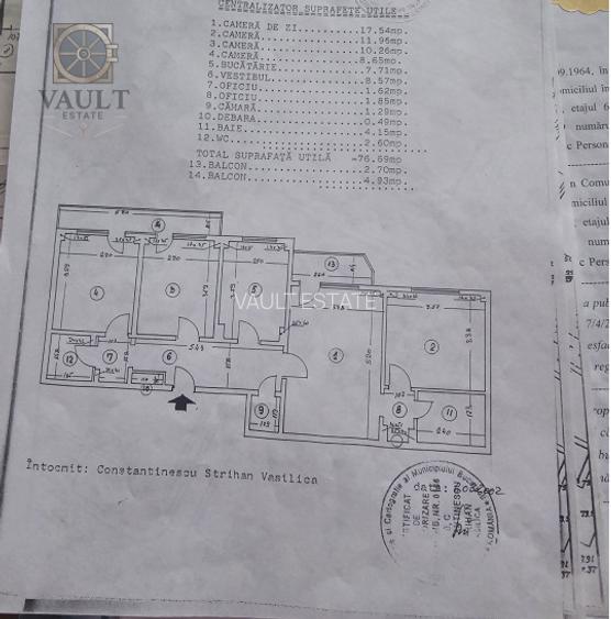 Apartament 4 camere -Soseaua Oltenitei-Metrou Aparatori Patriei-2 bai - 1