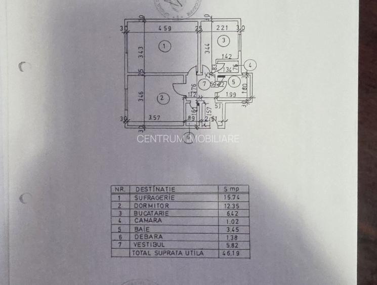 Vanzare 2 camere  Drumul Taberei piata - 12