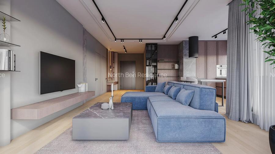 Apartament de lux cu 3 camere cu grădină privată, Complex Rezidențial NORTH BERI - 3