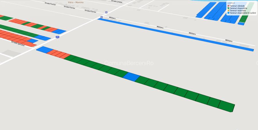 Teren Intravilan In Rate 3 ani Berceni | utilitati: curent si gaz | #MG10 - 4