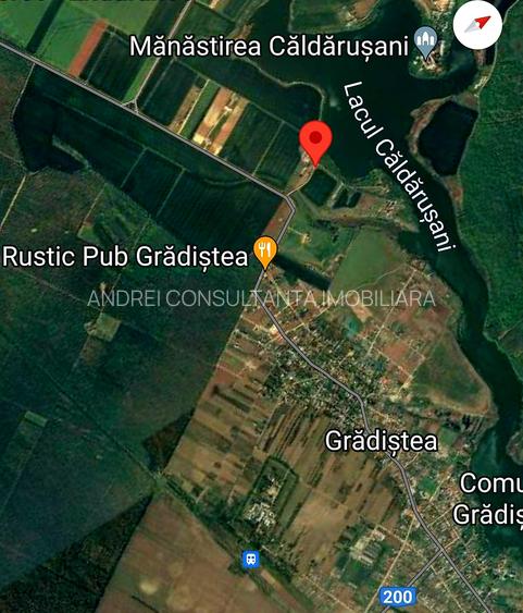 Vanzare 2000 mp, sau 3000 mp sau 5000 mp teren in Gradistea cu acces dinspre A3 - 13