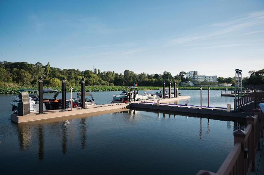 Ansamblu finalizat de vile la Snagov- deschidere spre lac, ponton privat, - 5