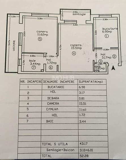 Apartament de vanzare 2 camere Pd Ros-Facultatea Gh.Asachi - 2
