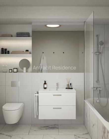 ULTIMELE APARTAMENTE 2 CAMERE – ANTRACIT X COANDĂ - 64,7 mp utili - 4