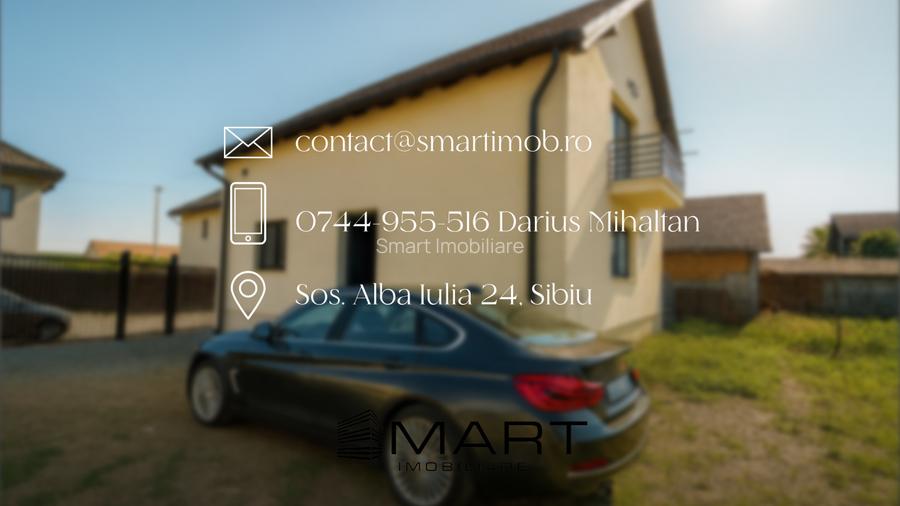 Casa individuala mobilata elegant, 4 camere, 2 bai, gradina Cristian SB - 16