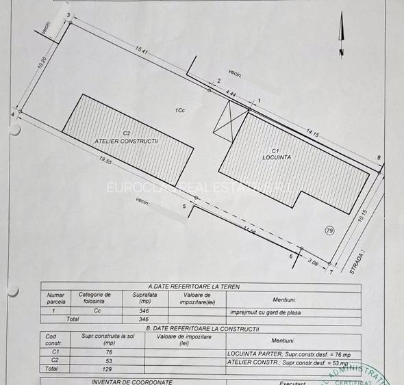 Casa 3 camere - zona Bratianu - 125.000 euro (Cod E13) - 13