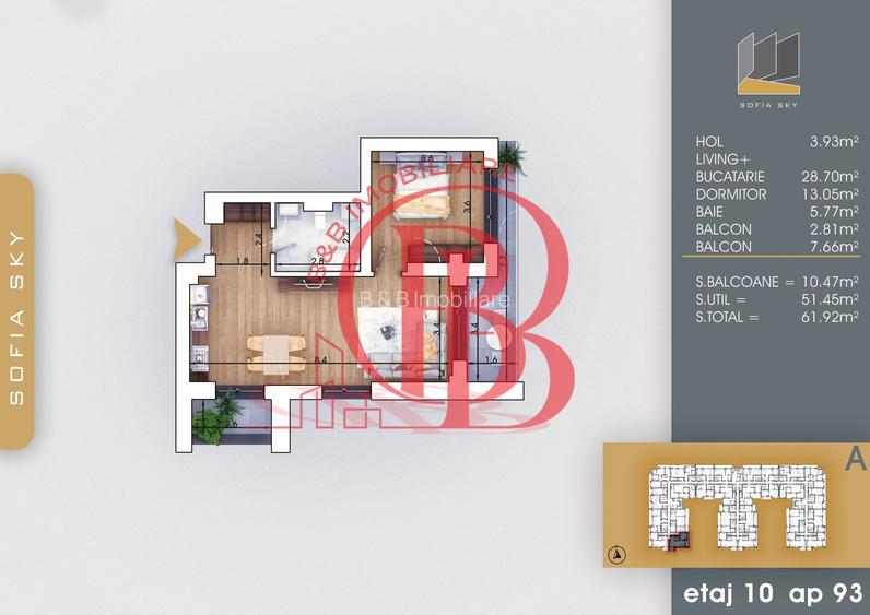 PROMO Apartament 2 camere 7 min Metrou Teclu Mutare Rapida - 1