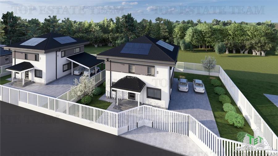 Vila de lux, independenta energetic, 255mp, 650mp teren, langa Padurea Snagov, j - 6