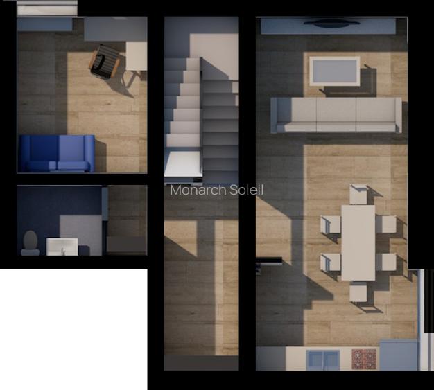 Monarch Soleil - suprafete vitrate generoase , zona verde amenajata - 1