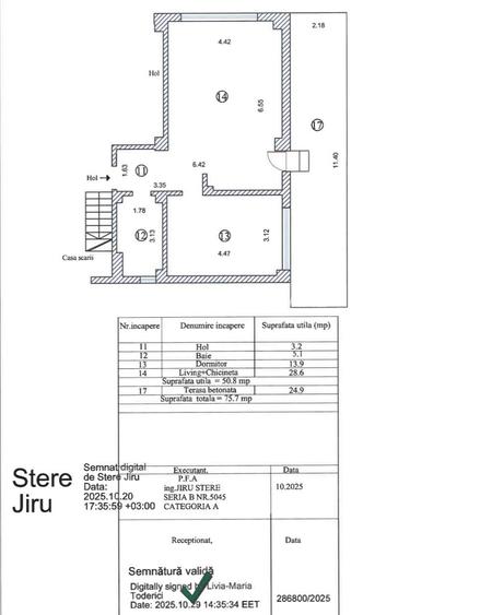 Mamaia Nord apartament nou 51 mp cu terasa si loc parcare - 8