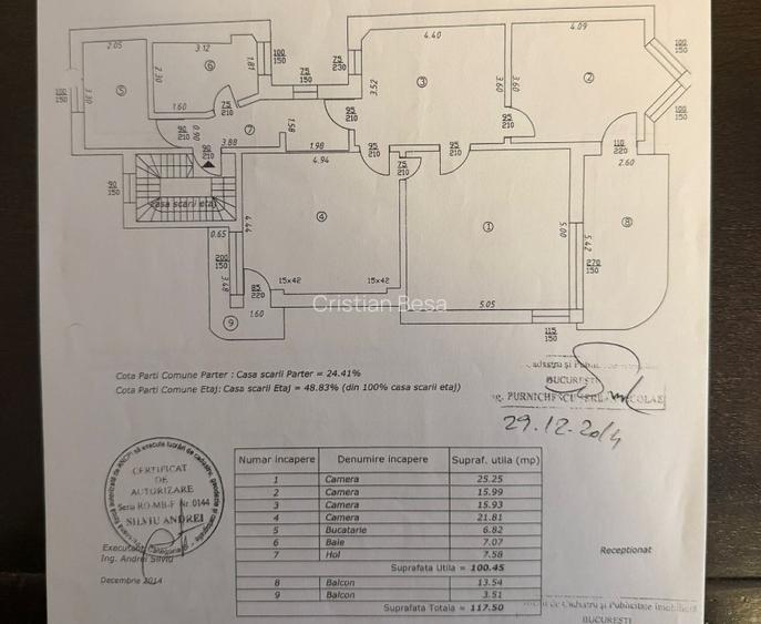 Apartament deosebit in vila, 4 camere in vila, 120 mp utili, curte si anexa - 15