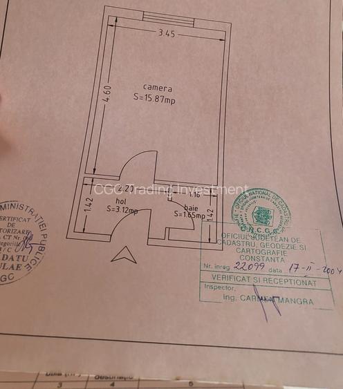 Vanzare garsoniera parter, 21 mp, utilata si mobilata zona CET - 7