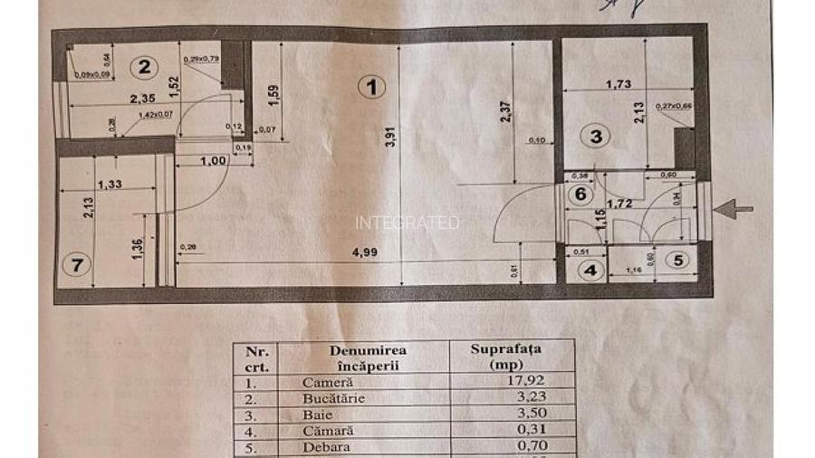 Garsoniera - 30 mp - etaj 1, Iancului, Aleea Avrig - 9