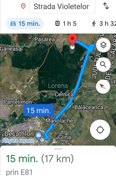 Vanzare teren cu UTILITATI in Branesti langa LAC si PADURE - str Lotusului - 4