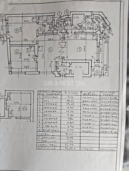 Piata Muncii-Calarasilor, vila 400mp /12 camere, curte 200mp - 16