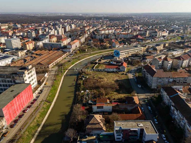 Teren locuinte colective cu 2 fronturi, pe Malul Begai, str Timocului, Timisoara - 13