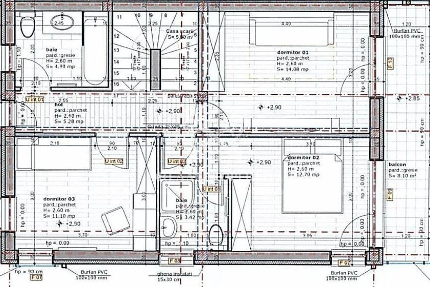 Casa tip duplex la cheie, 400 mp teren, Panorama Gardens Apahida - 21